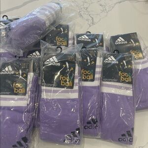 Adidas Lavender Athletic Socks